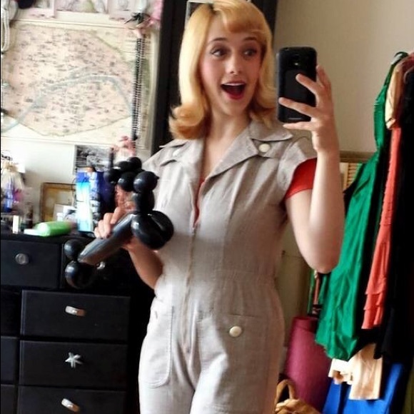 Retro 70s Jumpsuit romper - Picture 1 of 7